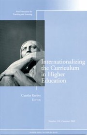 Cover of: Internationalizing The Curriculum In Higher Education by 