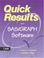 Cover of: Quick results with SAS/GRAPH software