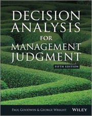 Cover of: Decision Analysis for Management Judgement by 