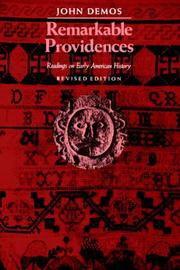 Cover of Remarkable Providences