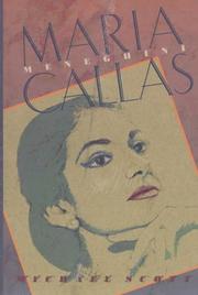 Cover of: Maria Meneghini Callas by Michael Scott