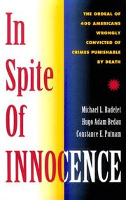 Cover of: In Spite Of Innocence: Erroneous Convictions in Capital Cases
