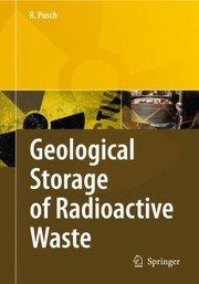Cover of: Geological Storage Of Highly Radioactive Waste by 