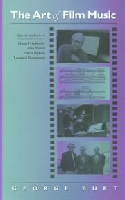 The art of film music by George Burt