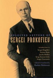 Cover of: Selected letters of Sergei Prokofiev by Sergey Prokofiev