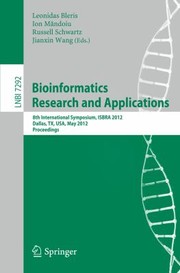 Cover of: Bioinformatics Research and Applications
            
                Lecture Notes in Computer Science  Lecture Notes in Bioinfo by 