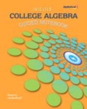 Cover of: College Algebra Student Access Kit Mymathlab Guided Notebook