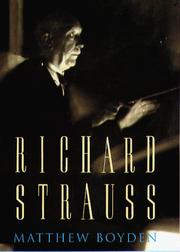 Cover of: Richard Strauss by Matthew Boyden