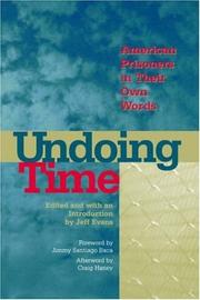 Cover of: Undoing Time: American Prisoners in Their Own Words