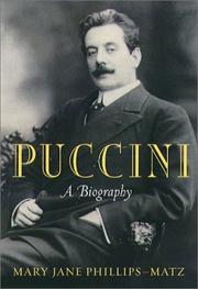 Cover of: Puccini by Mary Jane Phillips-Matz, William Weaver