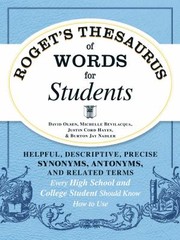 Cover of: Rogets Thesaurus of Words for Students