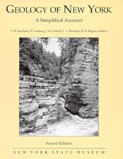 Cover of: Geology of New York : A Simplified Account (New York State Museum's Educational Leaflet # 28) with New York State Geological Highway Map (Educational Leaflet (New York State Museum), No. 28.)