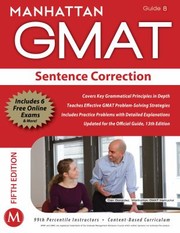Cover of: Manhattan Gmat Sentence Correction by 