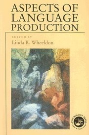 Cover of: Aspects Of Language Production