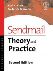 Cover of: Sendmail: Theory and Practice