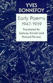 Cover of: Early Poems 19471959