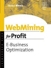 Cover of: Webmining for Profit: E-Business Optimization