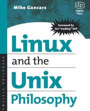 Cover of: Linux and the Unix Philosophy by Mike Gancarz