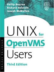 Cover of: UNIX for OpenVMS Users, Third Edition (UNIX for OpenVMS Users) (HP Technologies) by Philip Bourne, Richard Holstein, Joseph McMullen