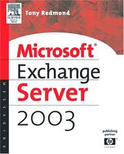 Cover of: Microsoft Exchange Server 2003, First Edition (HP Technologies)