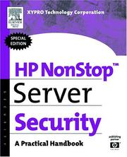 Cover of: HP Nonstop server security | Terri Hill