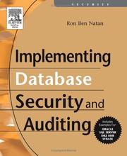 Cover of: Implementing database security and auditing