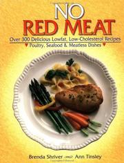 Cover of: No red meat by Brenda Shriver