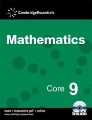 Cover of: Cambridge Essentials Mathematics Core 9 Pupils Book With CDROM by 