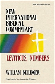 Cover of: Leviticus Numbers by 