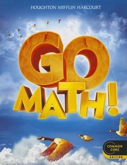 Cover of: Houghton Mifflin Harcourt Go Math by 