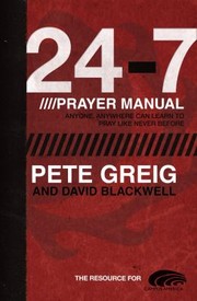Cover of: The 247 Prayer Manual