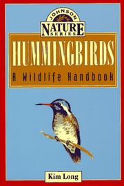 Cover of: Hummingbirds: a wildlife handbook
