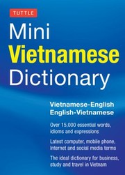 Tuttle Mini Vietnamese Dictionary
            
                Tuttle Mini Dictiona by Phan Van Giuong