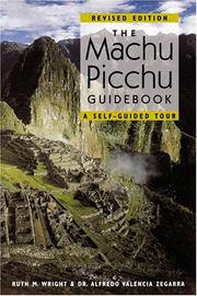 Cover of: The Machu Picchu guidebook: a self-guided tour