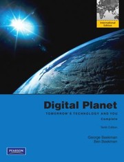 Cover of: Digital Planet Tomorrows Technology and You