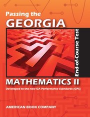 Cover of: Passing the Georgia Mathematics II EndofCourse Test by 