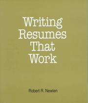 Cover of: Writing resumes that work: a how-to-do-it manual for librarians