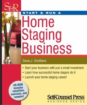 Cover of: Start Run A Home Staging Business