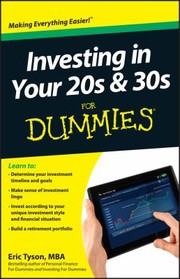 Cover of: Investing In Your 20s 30s For Dummies
