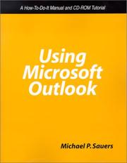 Cover of: Using Microsoft Outlook: a how-to-do-it manual and CD-ROM tutorial