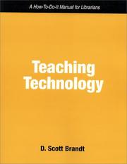 Cover of: Teaching Technology by D. Scott Brandt