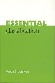 Essential classification by Vanda Broughton