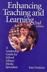 Cover of: Enhancing Teaching And Learning by Jean Donham