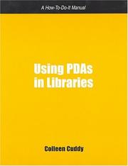 Cover of: Using PDA in Libraries by Colleen Cuddy