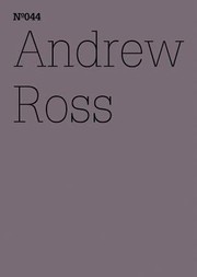 Cover of: Andrew Ross
            
                100 Notes  100 Thoughts100 Notizen  100 Gedanken