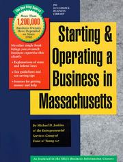 Cover of: Starting and Operating a Business in Massachusetts: A Step-By-Step Guide (Psi Successful Business Library)