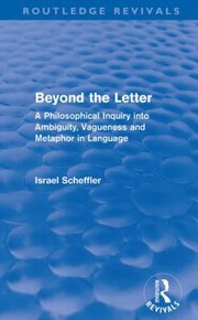 Cover of: Beyond the Letters Routledge Revivals by 