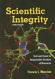 Cover of: Scientific Integrity by Francis L. Macrina