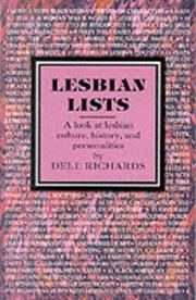 Lesbian lists by Dell Richards
