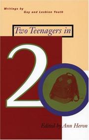Cover of: Two Teenagers in Twenty: Writings by Gay & Lesbian Youth (Transworld)